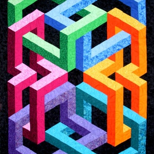 Echoes Quilt Kit and Stunning 3D Book