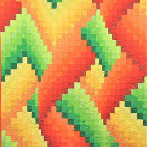 Citrus Bargello Quilt Digital Pattern
