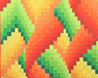 Citrus Bargello Quilt Digital Pattern