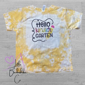 Back to School Shirts/ Bleached Back to School Tees