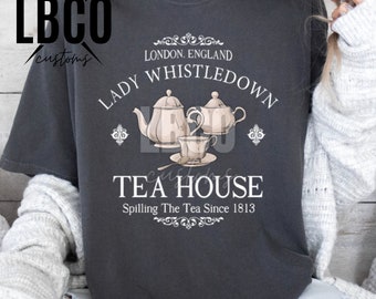 Lady Whistledown, Spilling the Tea, Comfort Colors T-Shirt