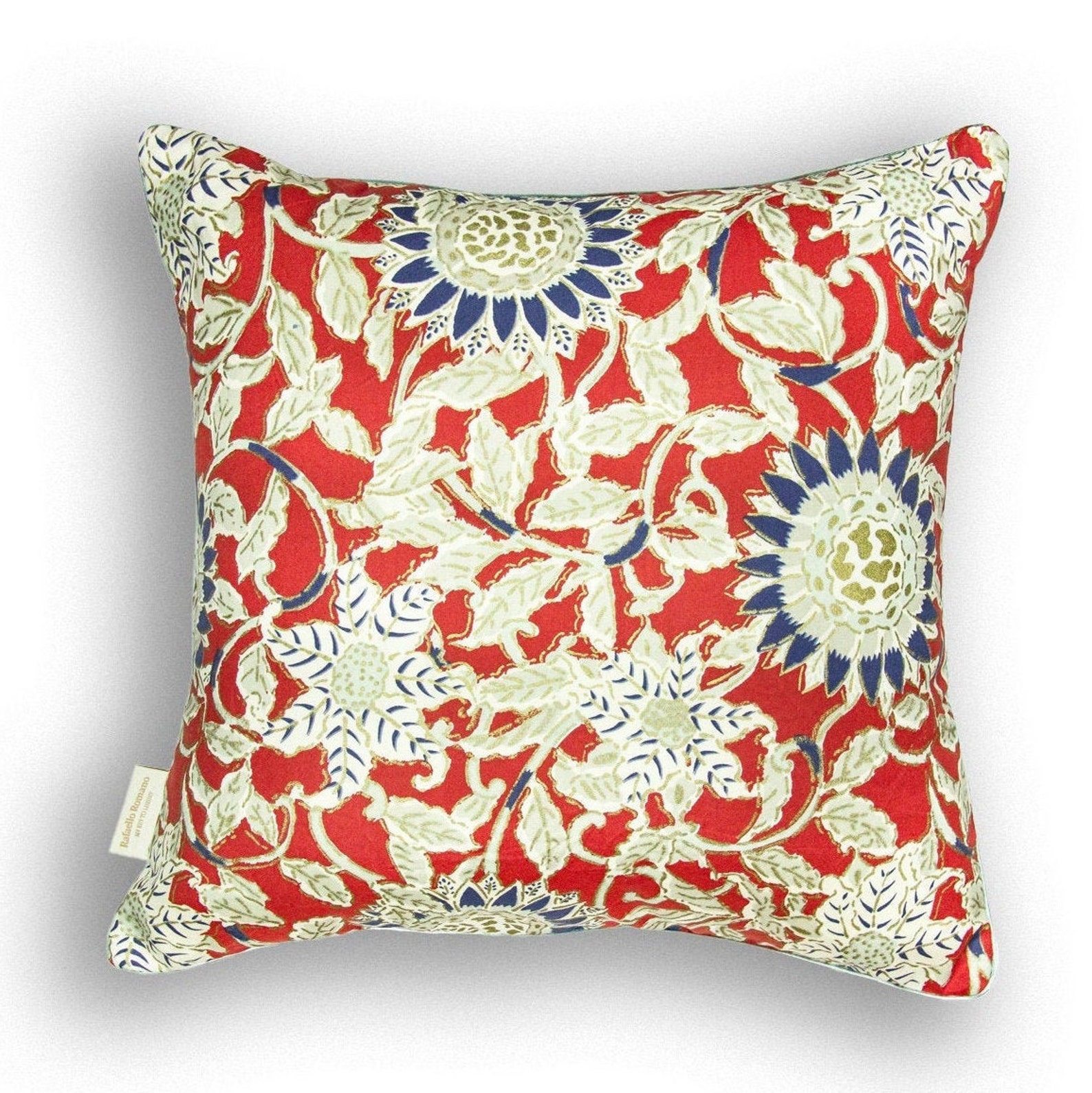 Ralph Lauren Pillow Cover 16x16 / Floral Poppy Cushion Cover / Etsy