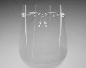 Eye Shield Face Shield Transparent Clear Plastic Anti-fog Protector Detachable