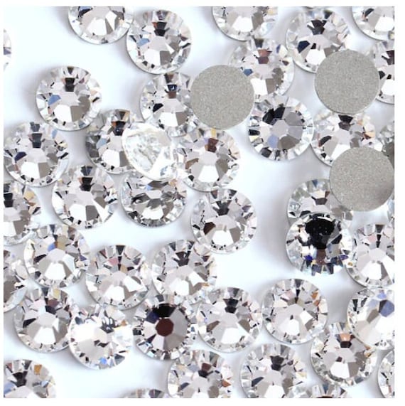 Crystal Rhinestones for Nail Round Beads Flatback Glass Gems Stones Multi  Shapes Sizes Rhinestone Nail Art - Style 12