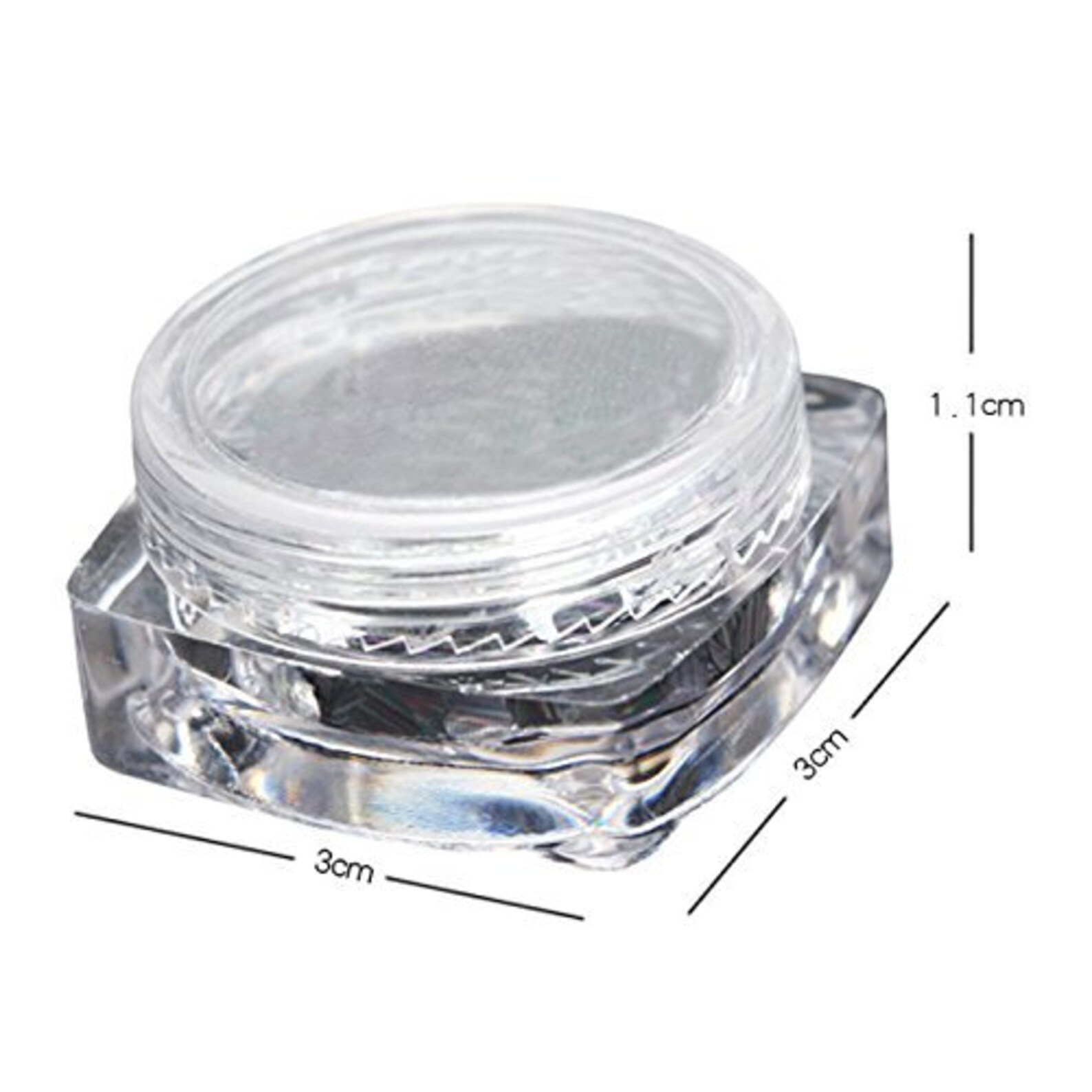 Chstarina 48 Nagelglitzer-Boxen – Holografisches Glitzerpulver, Pailletten & Perlen Für Nail Art & DIY