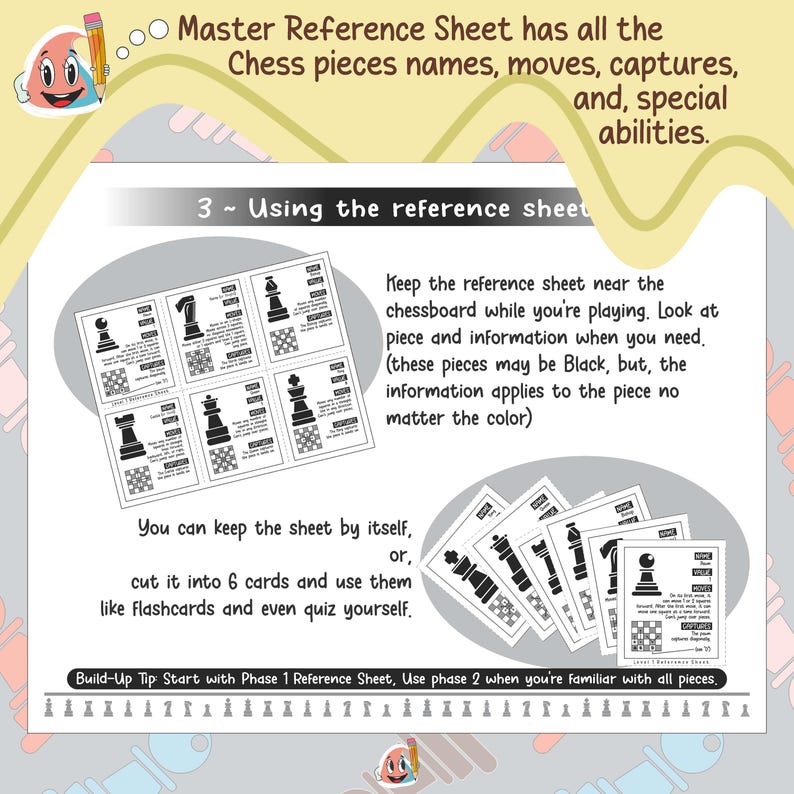 Beginner Chess Program for Kids - Printable Board & Foldable Pieces ...