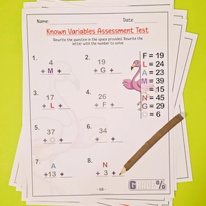 Advanced Variables Workbook - Multi-step Equations for Algebra Prep ...