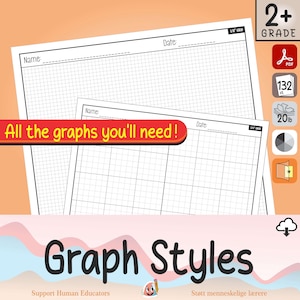 Graph Paper Bundle Printable – Square, Dot, Isometric & More – 1/8″–2″ PDF