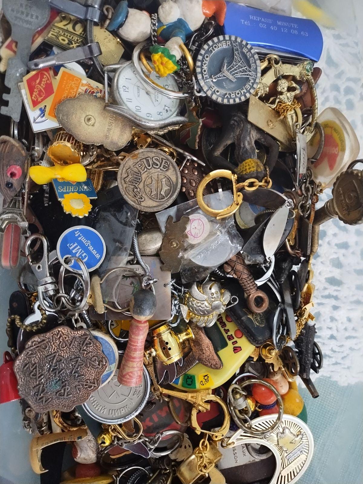 Vintage Keychain Lot - Etsy
