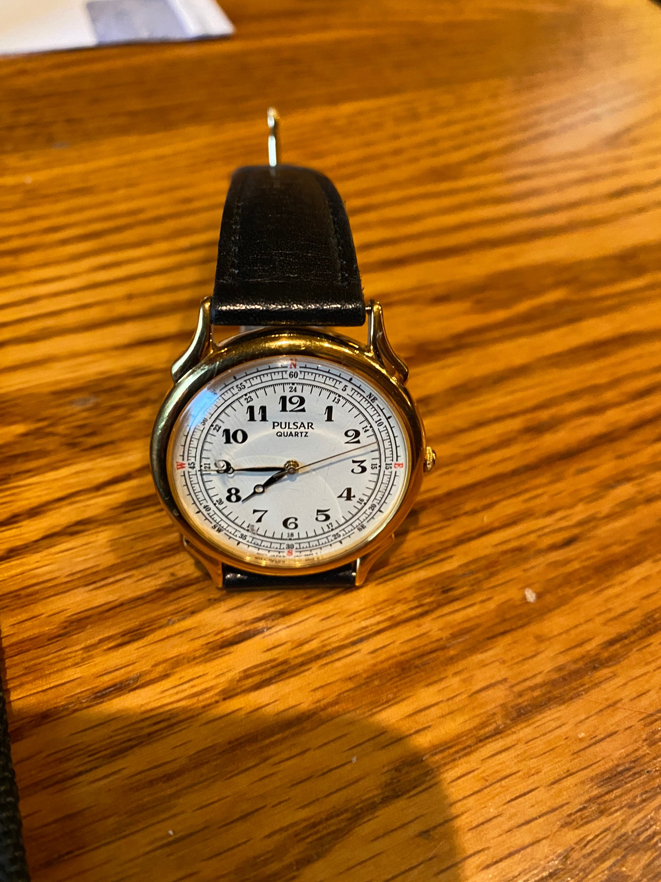 Pulsar wrist watch quartz movement with sweep second hand Etsy