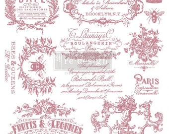 Prima Marketing Re-Design Decor Clear Cling Stamps 12/"X12/"-Chateau De Saverne