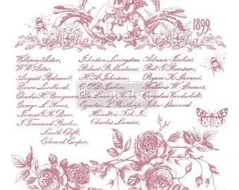 Prima Marketing Re-Design Decor Clear Cling Stamps 12/"X12/"-Chateau De Saverne