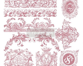 Prima Marketing Re-Design Decor Clear Cling Stamps 12/"X12/"-Chateau De Saverne