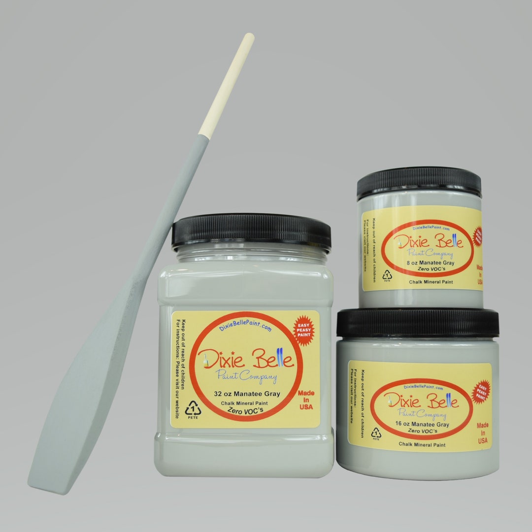 32oz Chalk Mineral Paint- Manatee Gray main image 0