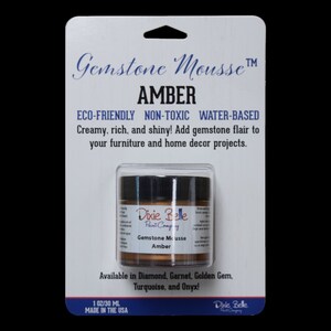 Dixie Belle Gemstone Mousse - 1 oz, available in Amber, Diamond, Garnet & Golden Gem