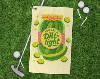 Toallas de golf originales: diseño "Eres un eneldo", regalo divertido para golfistas, toalla de cocina adorable, decoración para amantes de los encurtidos, regalo único para golfistas [...]