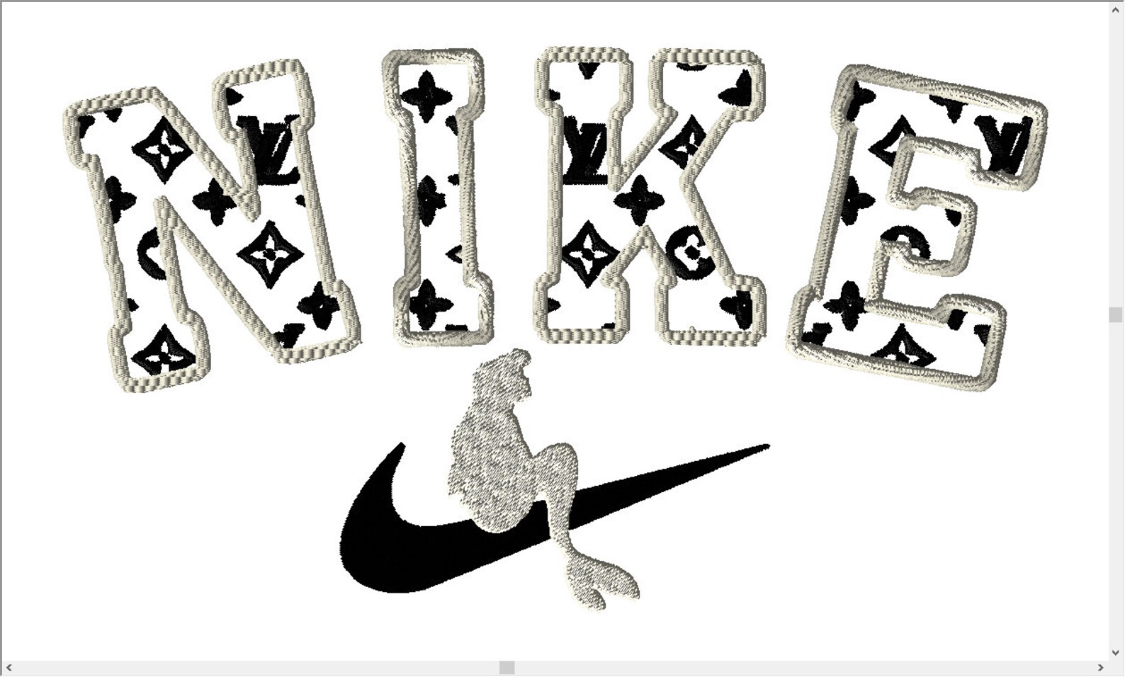 louis vuitton nike logo