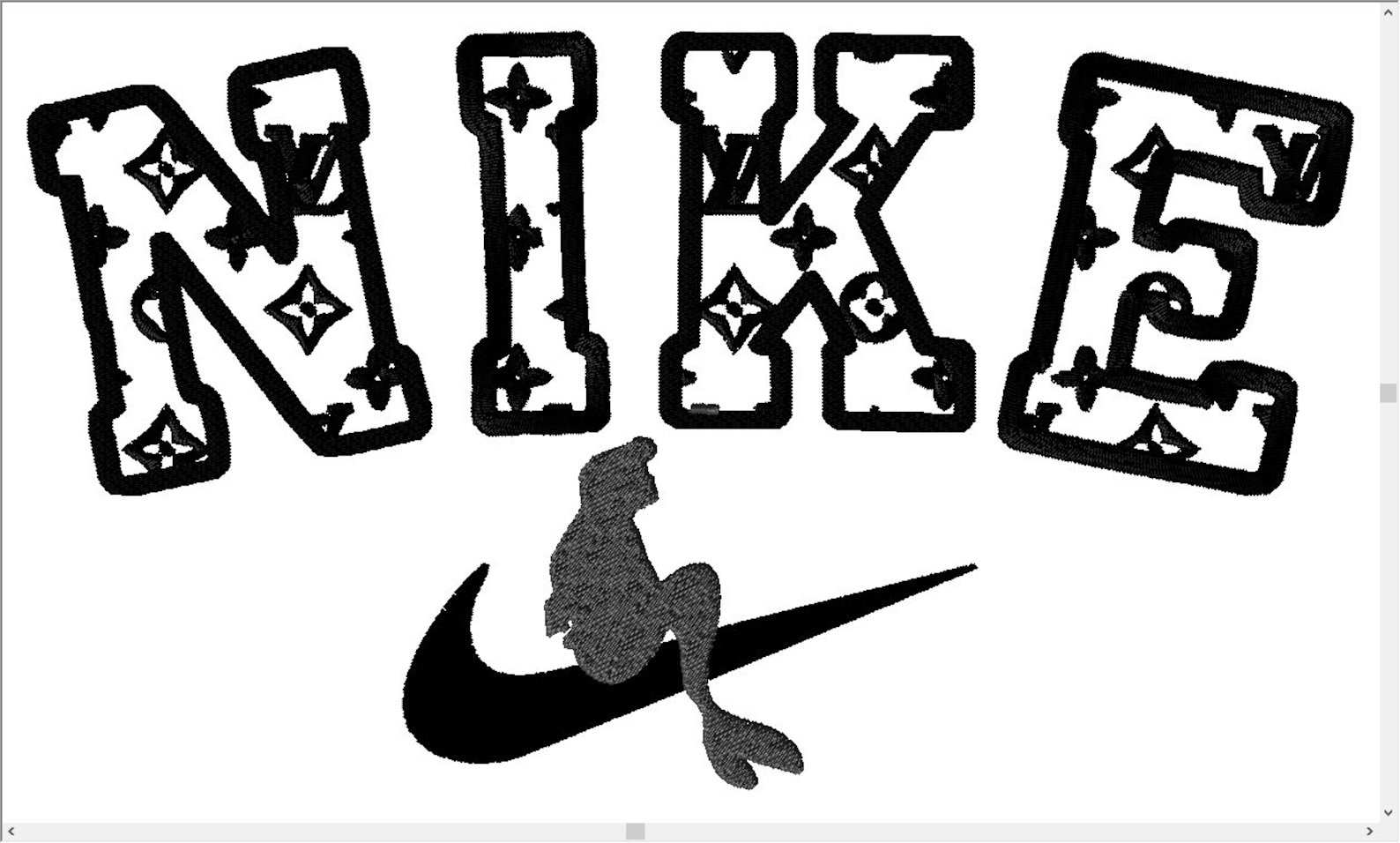 louis vuitton nike logo