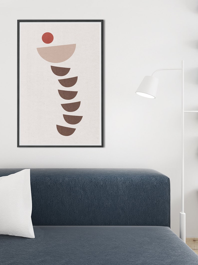 Wall print DIY wall print Home decor Modern print Abstract Etsy