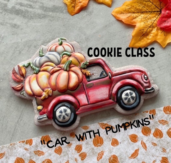 Cookie class - Pumpkin car