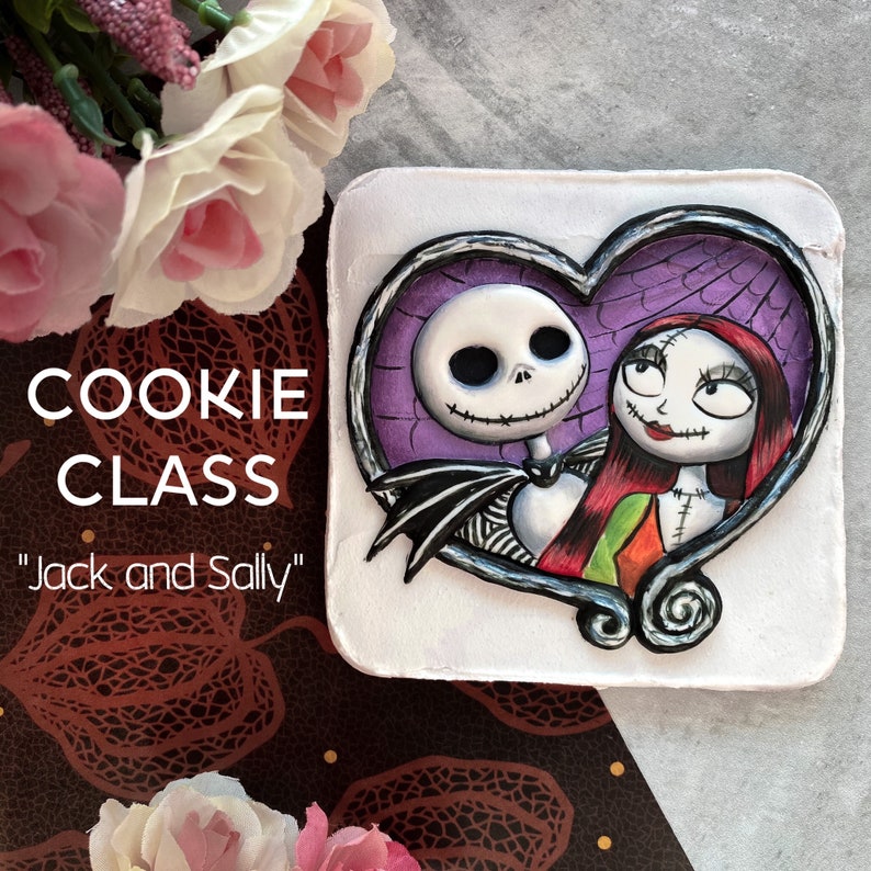 Cookie class Jack and Sally Etsy