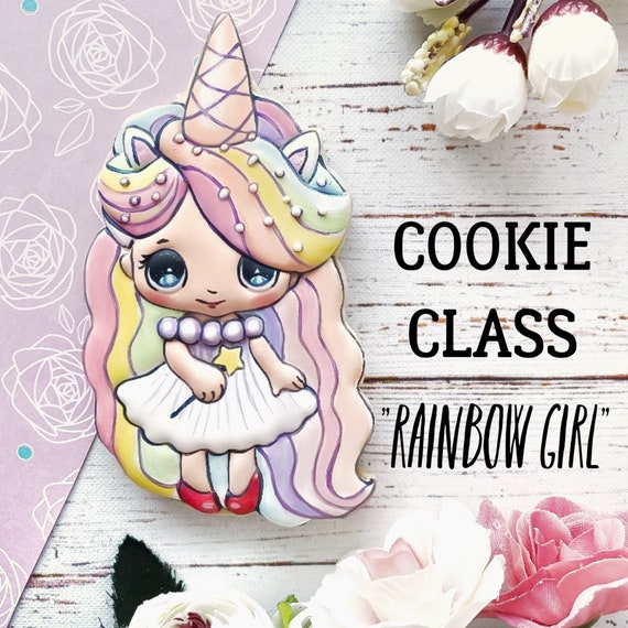 Cookie class - Rainbow girl