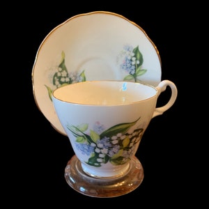 Royal Ascot Tea Cup & Saucer —Lilly of the Valley