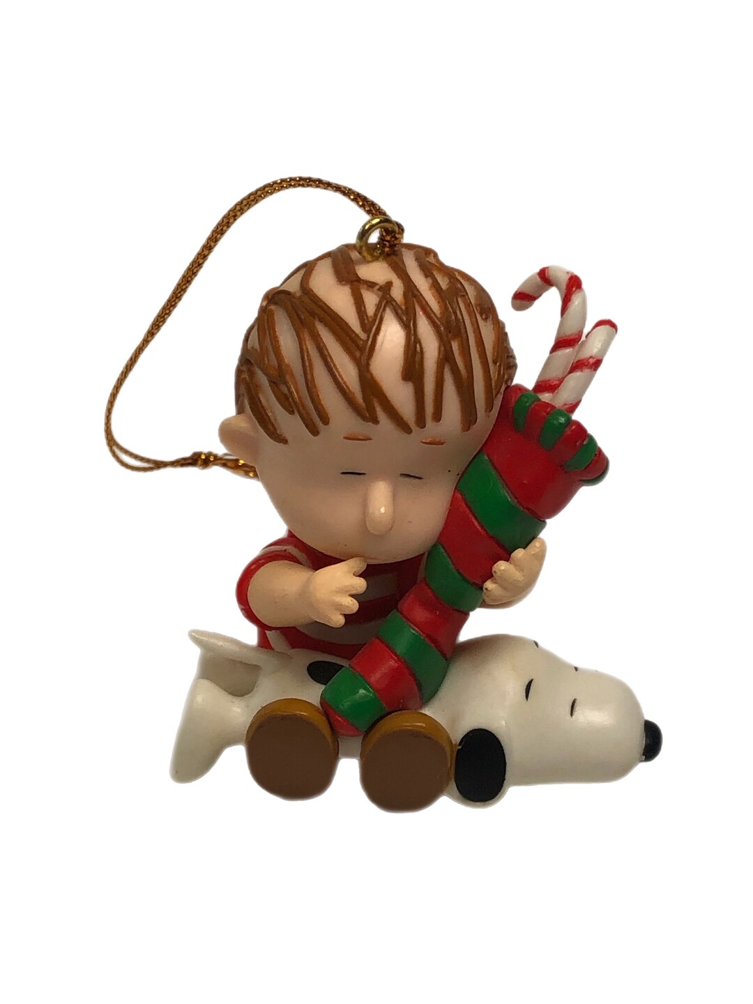 Peanuts Christmas Ornament Linus and Snoopy Etsy