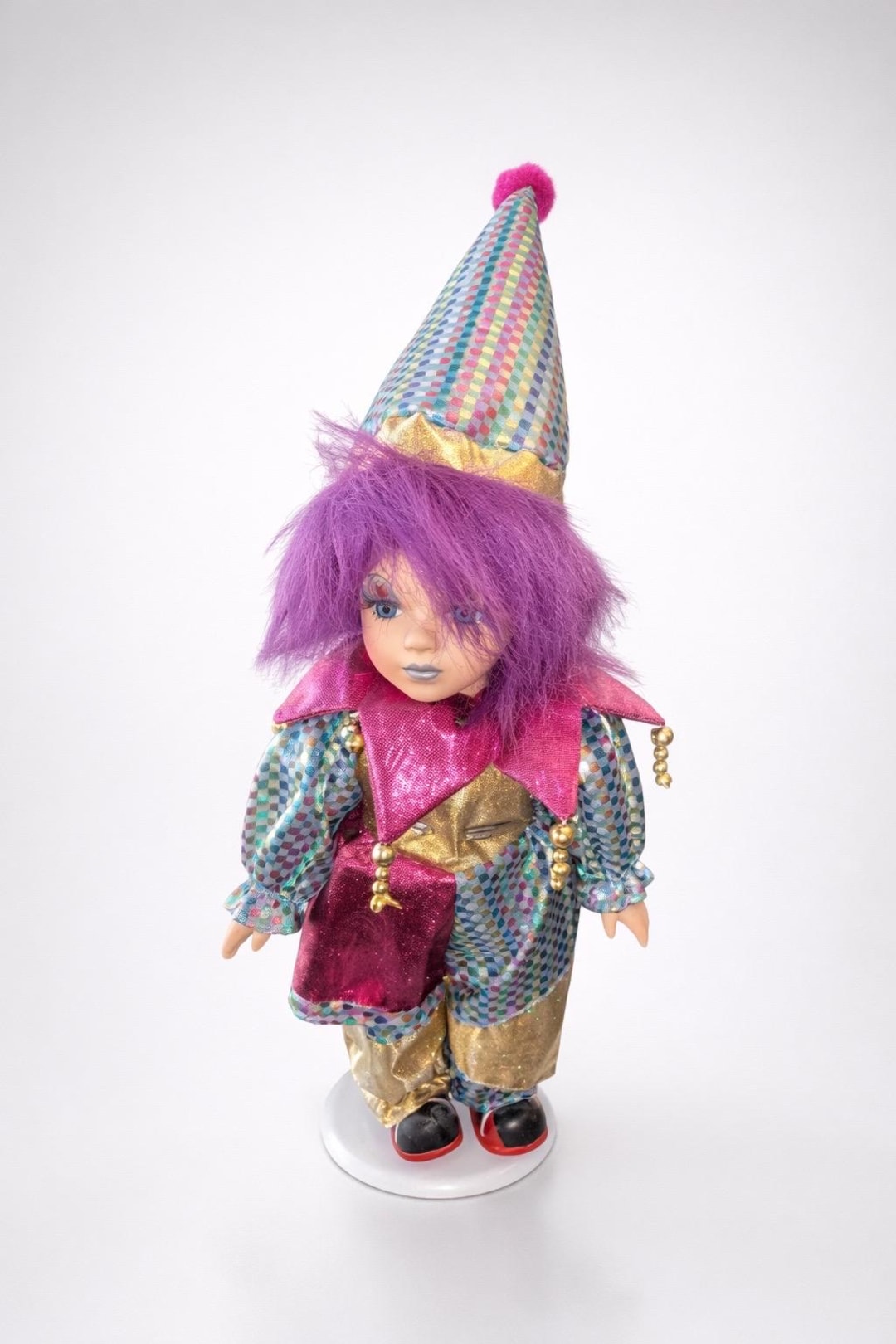 台座付きヴィンテージ磁器製ピエロ人形 - Etsy 日本