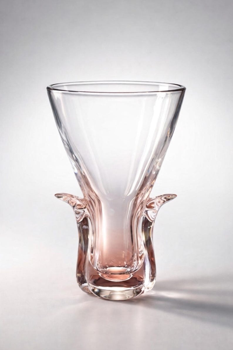 Steuben Lyre Vase