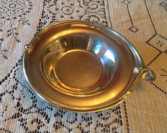 Silver Plated Trinket Dish Vintage Silver
