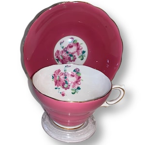 Wellington Tea Cup & Saucer Vintage Unique
