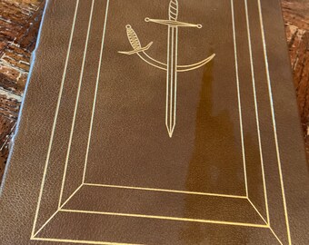 The Talisman by Sir Walter Scott ~ Vintage Leather Book w/ 22k Gold Trim ~ First Edition Easton Press