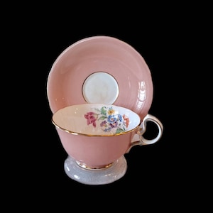 Aynsley Tea Cup & Saucer Vintage China