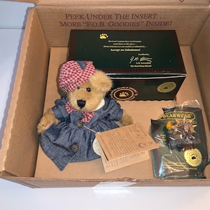Boyd’s Bears 1998 Special F.O.B. Collectors Edition Boyd’s Bears Member Kit Limited Issue Vintage
