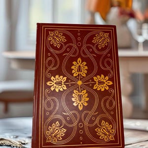 Journey to the Center of the Earth by Jules Verne ~ Vintage Book ~ Leatherette Binding w/ Gold Trim ~ International Collectors Ed.