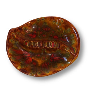 Leaf-Shape Ceramic Ashtray