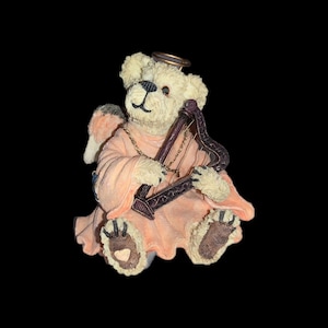 Boyd’s Bears “Muriel Angelmuse...Love’s Sweet Melody” Vintage Resin Figurine The Bearstone Collection w/ Box Retired Figurine