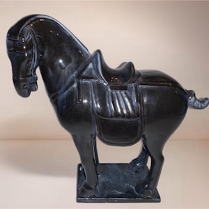 Ceramic Horse Pony Stallion Small Horse Decor