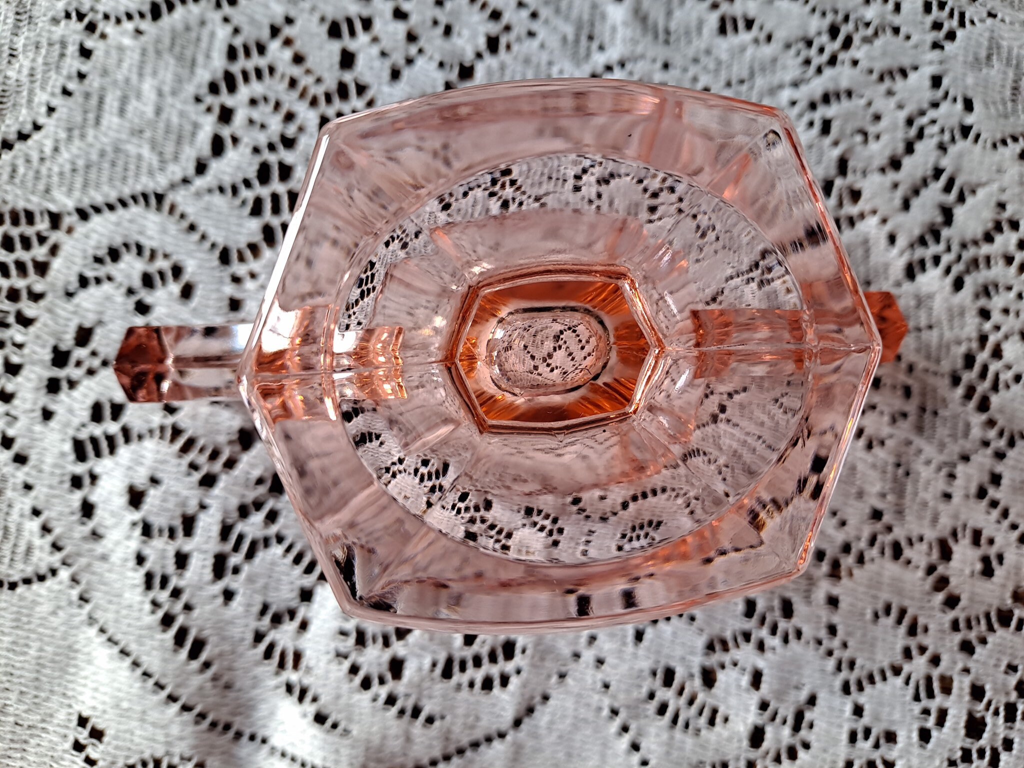 海外アンティーク クリスティーズイースト購入品 12枚セット ピンク ガラス製 Heisey Crystal - Heisey Glass Museum