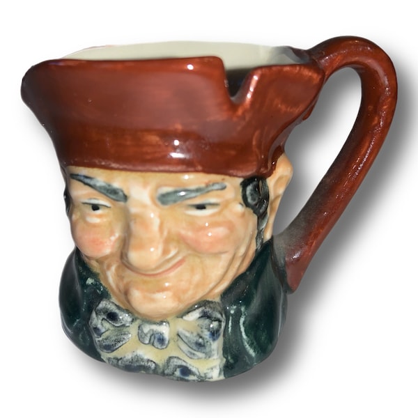 Old Charlie Miniature Character Mug Toby Jug Royal Doulton Creamer