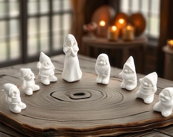Figurki porcelanowe Królewna Śnieżka i Siedmiu Krasnoludków – niezwykle rzadkie