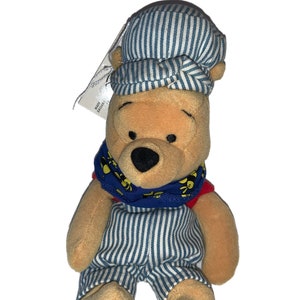 Disney Winnie the Pooh Train Engineer Choo Choo Pooh Walt Disney Charakter Plüschtier