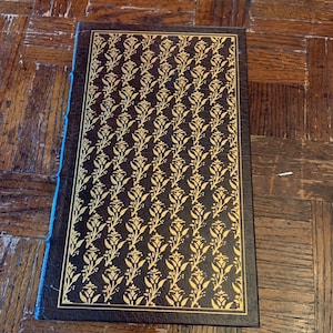 Livre de poésie Robert Browning en cuir livre première édition livre de poèmes Easton Press livre en cuir vintage