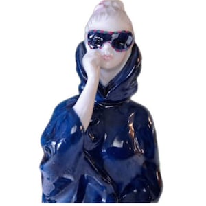 Vintage Royal Doulton Masque Figurine - Limited Edition 1970s Discontinued Collectible Hand-Painted Porcelain