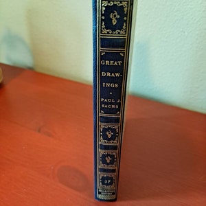 Vintage Mid-Century Pocket Art Book: Great Drawings Collection for Art Lovers and Readers