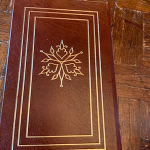 The Poems of John Greenleaf Whittier First Edition Easton Press Leather Bound Book w/ Gold Leaf