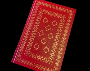 The Red & The Black by Stendhal ~ Vintage Leather Book w/ 22k Gold Trim ~ Franklin Library Ed.