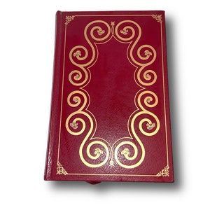 Fathers and Sons by Ivan Turgenev International Collectors Edition Vintage Book 1950s leather book