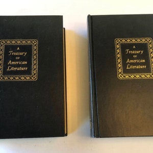A Treasury of American Literature—Vols 1 & 2–Davis Frederick Mott hardback